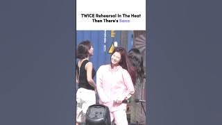 TWICE Sana Smiling Through the Heat