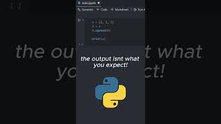 Think You Know Python? Guess The Output! #coding #programming #python