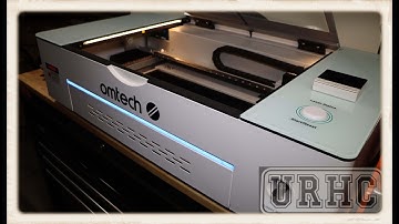 omtech Polar 350 50W Desktop Laser Engraver Part 2  Using Lightburn Camera And First Cuts