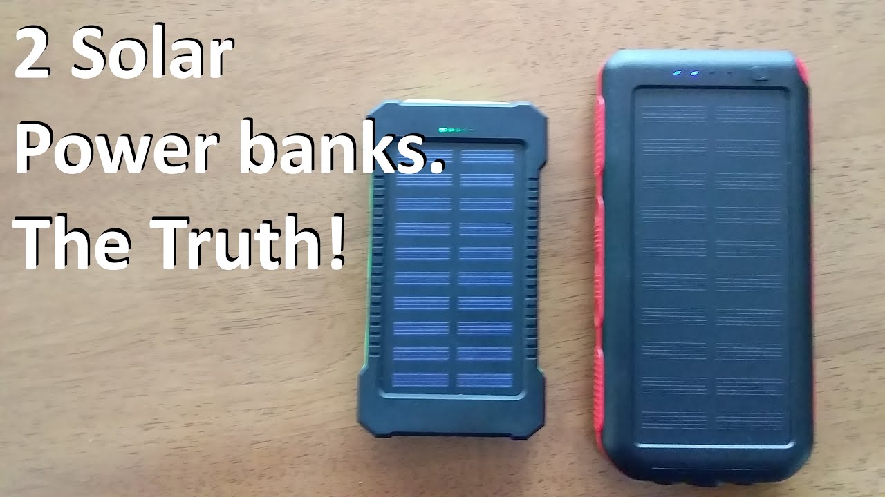 Solar Power Bank Reviews Honest CXLiy Q100 and a comparison with