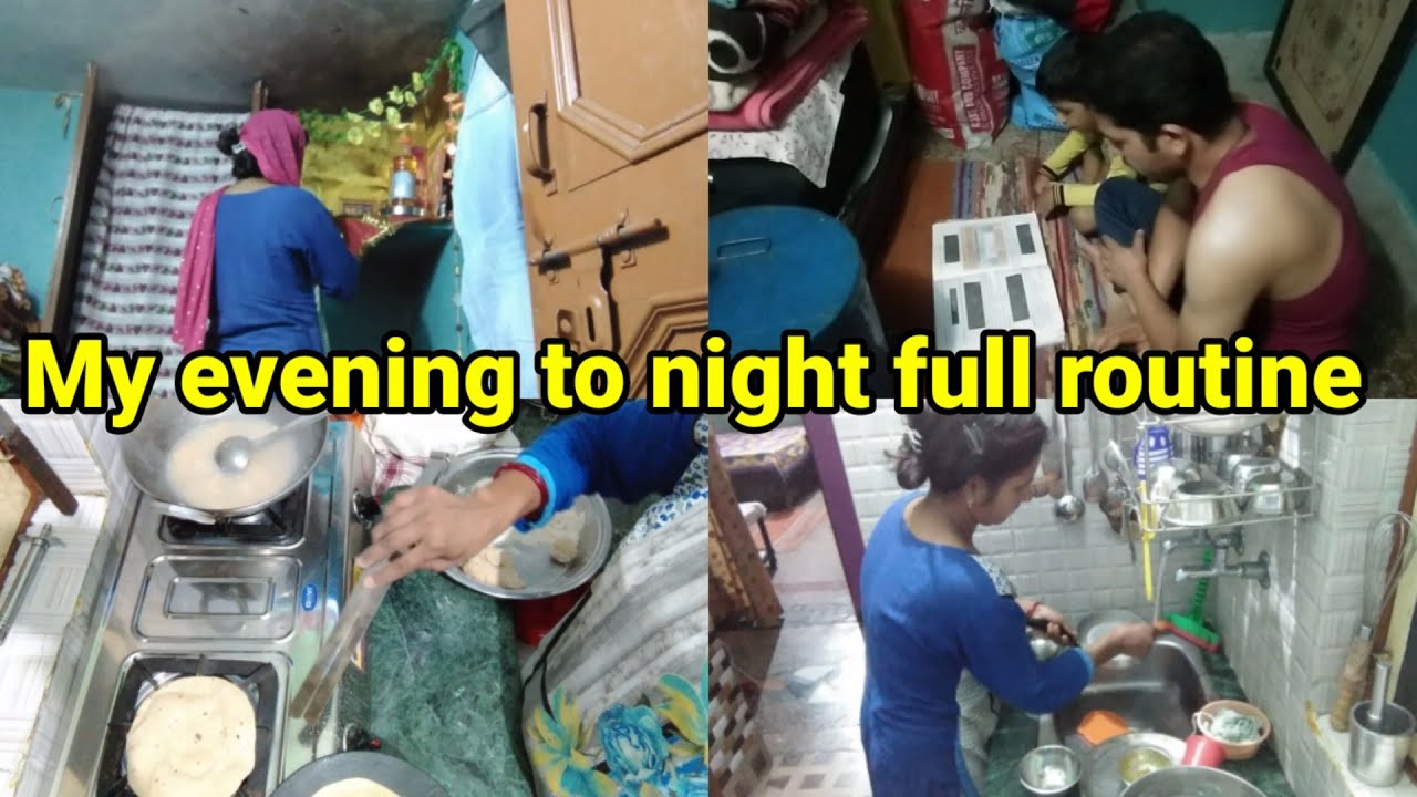 Dinner Evening Routine My evening to night full routine||simple dinner routine|| kitchen ...