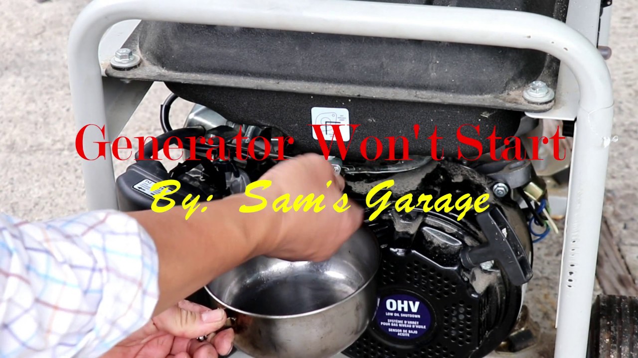 Generator Won't Start YouTube