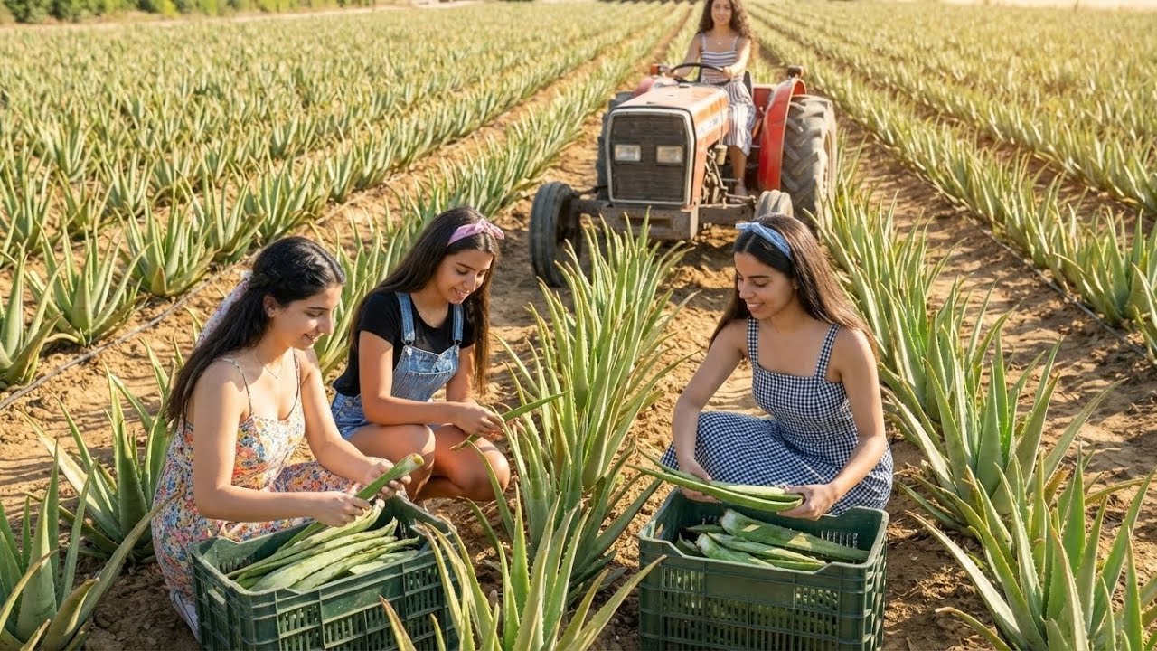 This $500 Million Aloe Vera Plant Changed Farmers’ Lives | Inside USA Mega Aloe Farms