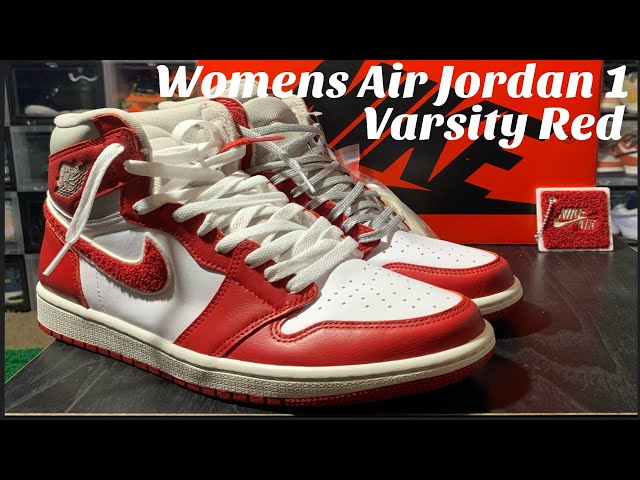 Womens Air Jordan 1 High Varsity Red Review. Air Jordan 1