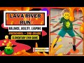LAVA RIVER RUN - Easy &amp; Fun PE Game for Preschool - 2nd Grade (Leaping, Balance)