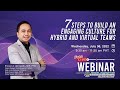 7 Steps to Build an Engaging Culture for Hybrid and Virtual Teams