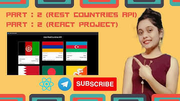 Rest Countries API | Restcountries Project | React Project | Use of Rest Countries API | PART:2