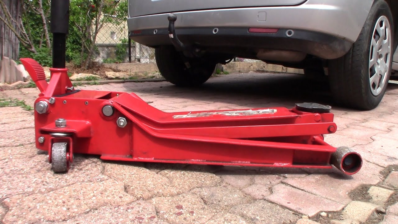 Very high lift jack repair / Gros cric de levage : réparation. - YouTube