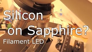 Filament LED: Silicon on Sapphire?