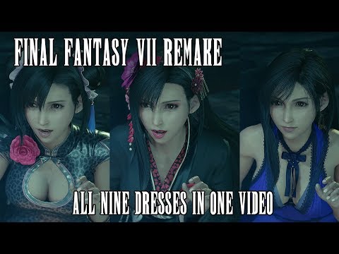 Video: Gaun Final Fantasy 7: Cara Mendapatkan Kesembilan Pakaian Untuk Cloud, Tifa Dan Aerith Menjelaskan