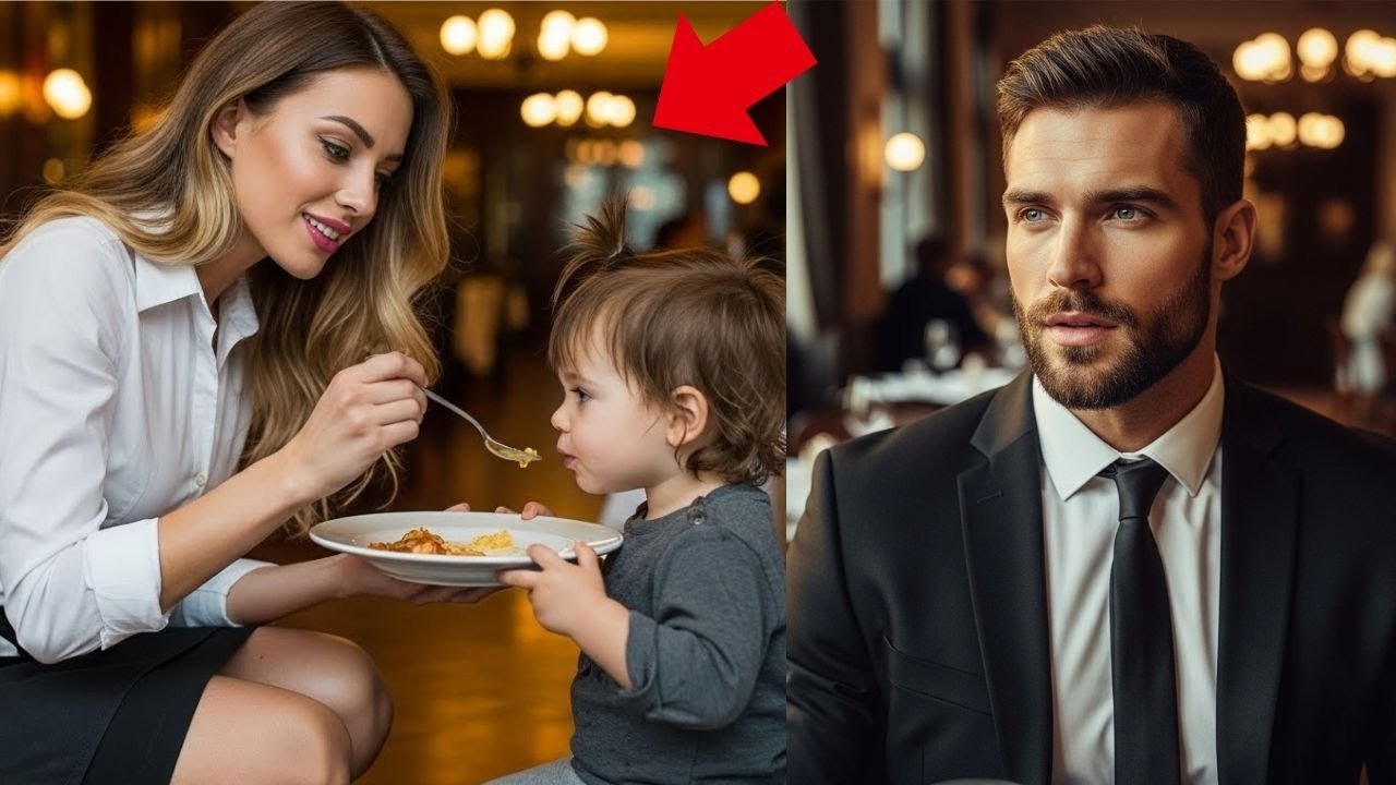 A GARÇONETE ALIMENTOU UMA CRIANÇA FAMINTA… E GANHOU A ATENÇÃO DO HOMEM MAIS RICO DO RESTAURANTE!