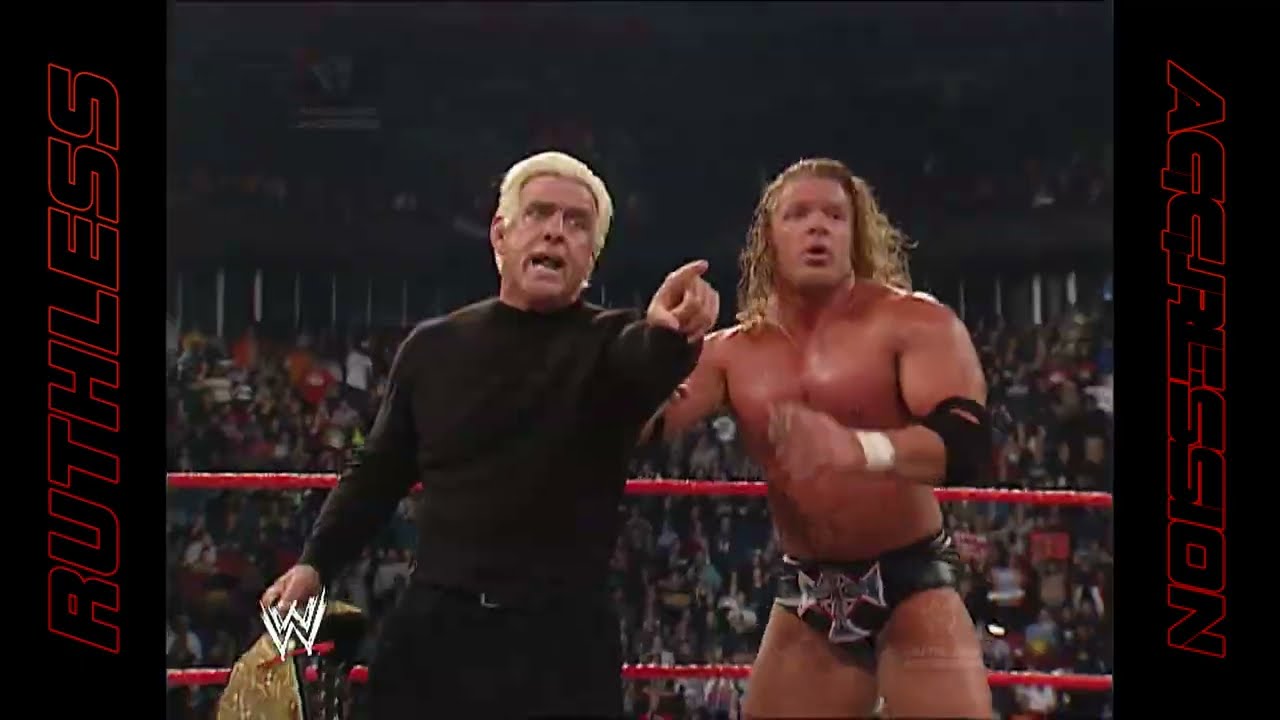 Triple H vs. RVD Canadian Lumberjack Match WWE RAW (2002) 2 YouTube