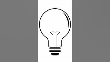 How to create bulb icon in Adobe Illustrator | Illustrator tutorial