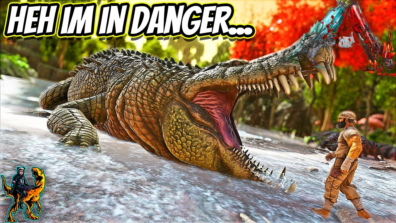 Defying Death against the Deadly Deinosuchus in Ark Survival