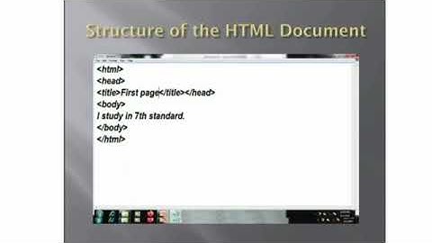 Class 7th   Computer   Chapter 4   Learning HTML   Video by School Teacher