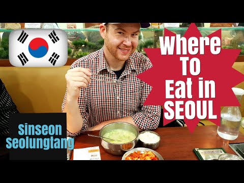 Amazing Korean food in Myeongdong!  [Korean food tour]