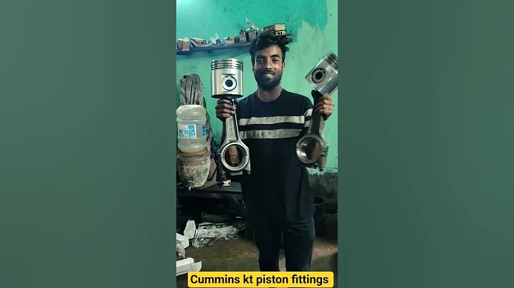 Cummins kt piston fittings #shorts #short #youtube #pistons #automobile #mechanical #viral