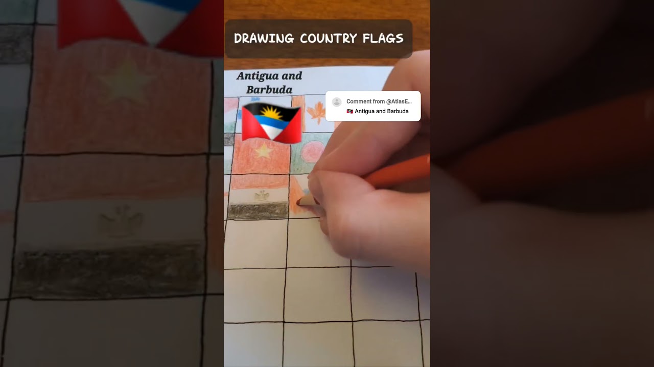 Drawing country flags 🇦🇬 