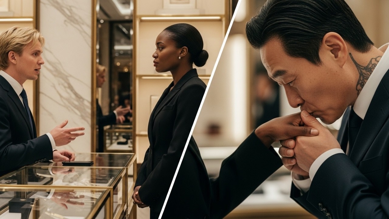 Store Manager Accused the Black Woman of Stealing a Watch — Then Saw the Mafia Boss Kiss Her Hand.