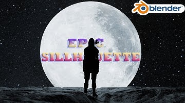 How to make SILHOUETTES in Blender the CORRECT way