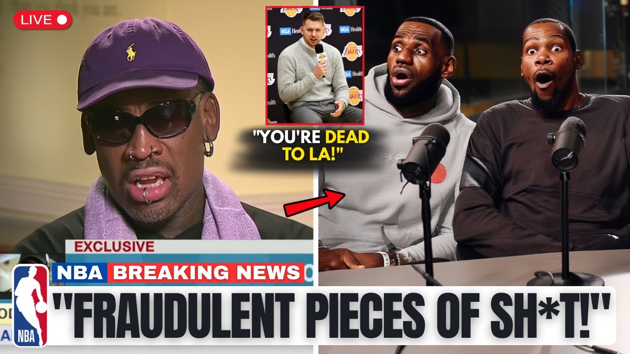 Dennis Rodman LOSES IT On LeBron & KD For MOCKING Larry Bird LIVE!