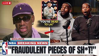 Dennis Rodman LOSES IT On LeBron & KD For MOCKING Larry Bird LIVE!