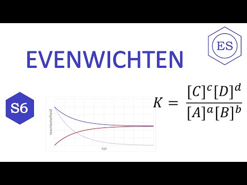 Video: Wat wordt gelijk wanneer een systeem evenwicht bereikt?