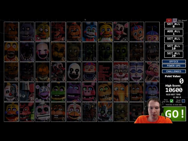 FNaF Ultimate Custom Night Animatronic Difficulty - Tier List