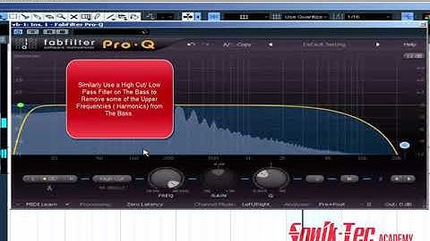 Built a psychedelic track start from scratch - Part 3: Effects in inserts: Equalization of Bass