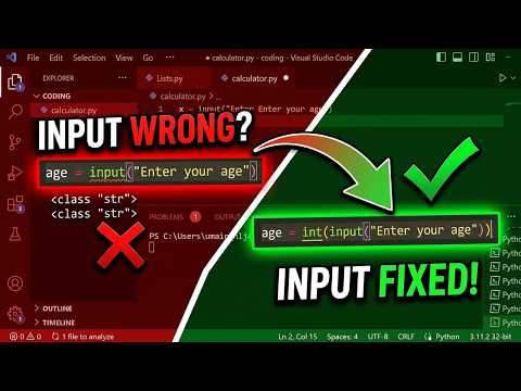 The Input() Function: Why Beginners Get It Wrong