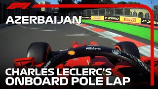 Charles Leclerc's Pole Lap | 2021 Azerbaijan Grand Prix | Pirelli