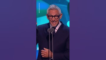 Gary Lineker wins Best Presenter at the National TV Awards