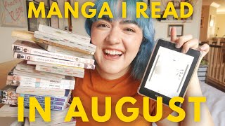 Manga I Read in August | Manga Round Up 7