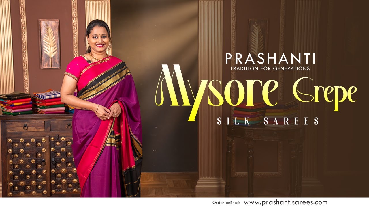 Pure Mysore Silk Sarees From Rs.6000/- | Prashanti | 10 Nov 24