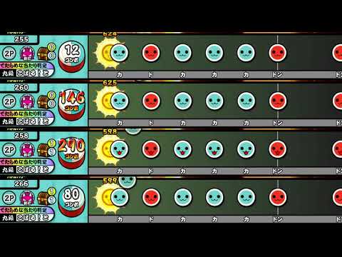 【演奏バトルモード】トイマチック☆パレード!!　おに(10~13)比較