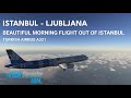 Beautiful morning flight from Istanbul to Ljubljana in Microsoft Flight Simulator