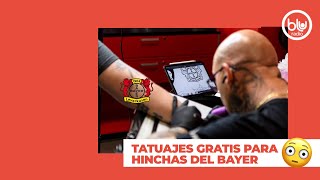 Tatuajes gratis para hinchas del Bayer #Entretetiempo
