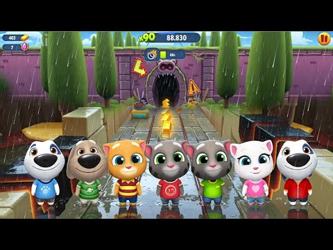 Talking Tom Gold Run - How to Unlock Random Characters - 4K UHD - Android Gameplay