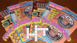 5 words on Super Crossword Texas Lottery Scratchers.