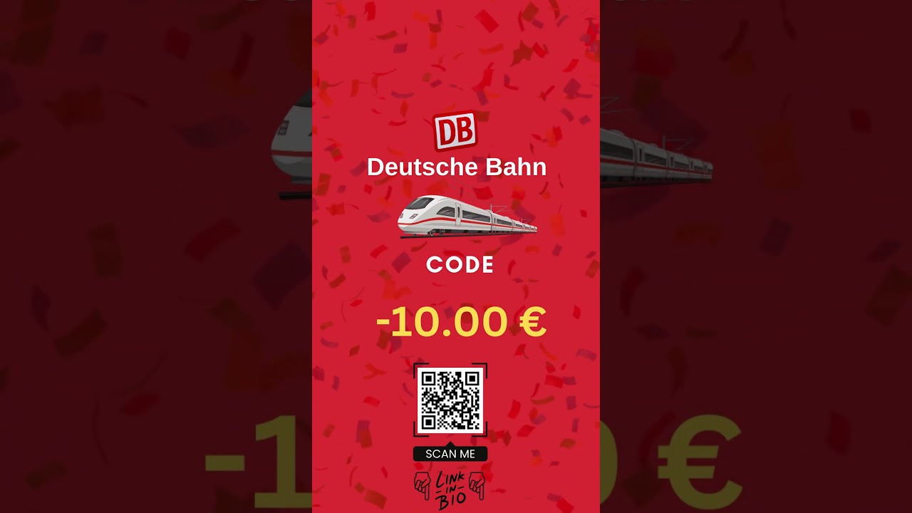 🛑 Deutsche Bahn DB Rabatt Code  🛑