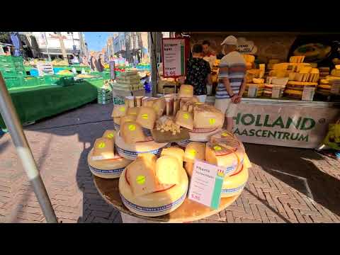 Middelburg market in the province of Zeeland