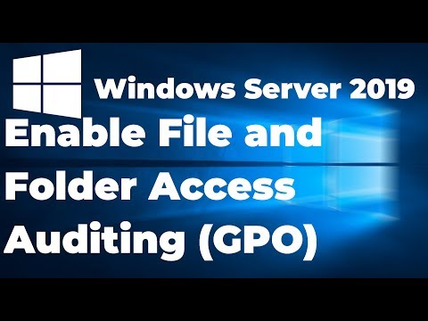 Video: How To Enable Auditing