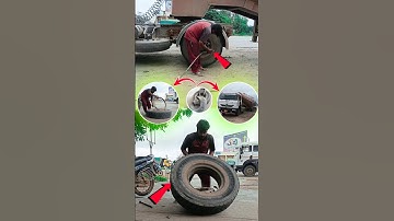 टायर पंचर पे गाड़ी ना चलाएं | 😱😲 | Puncture Wala Mini Vlog - Raju Puncture Wale | #minivlog