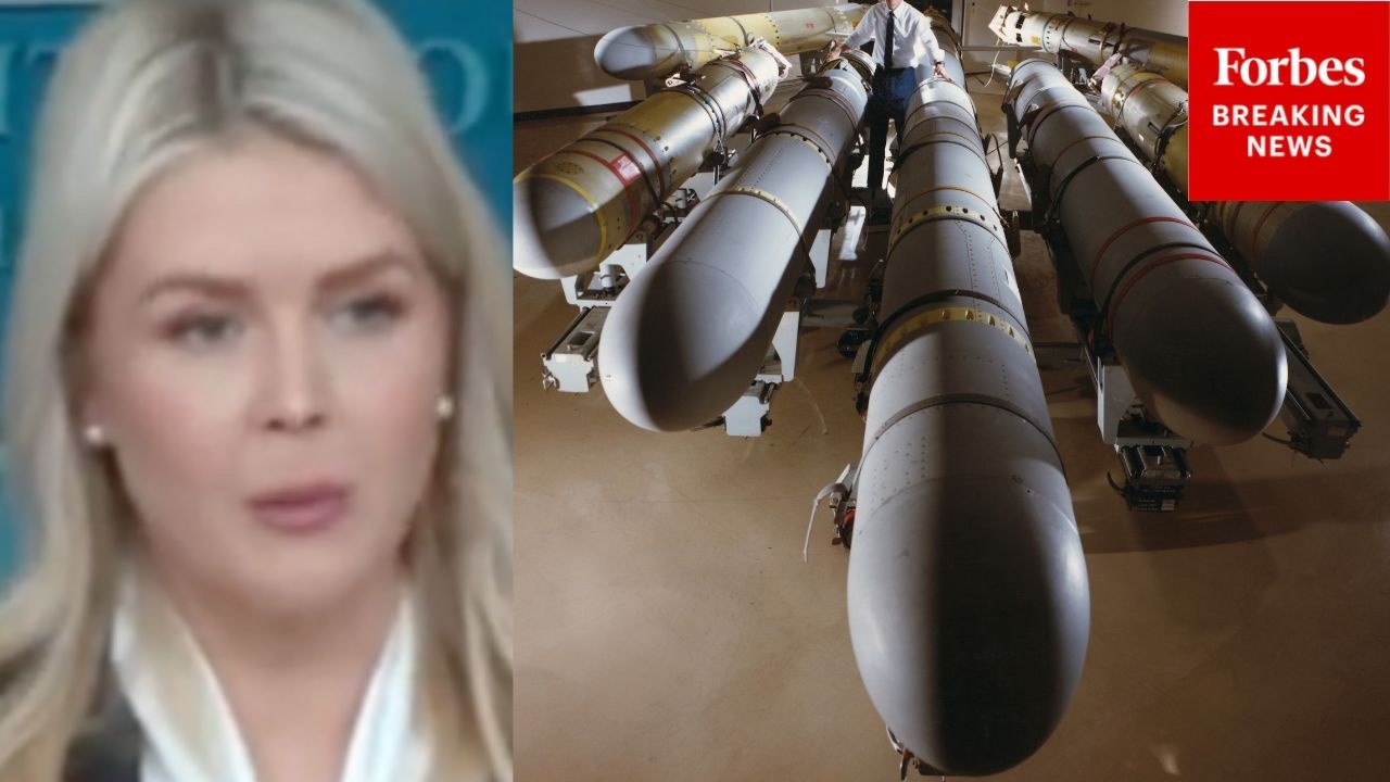 Leavitt Asked About Trump Saying US Has 'Good Supply' Of Weapons But 'We're Not Where We Need To Be'