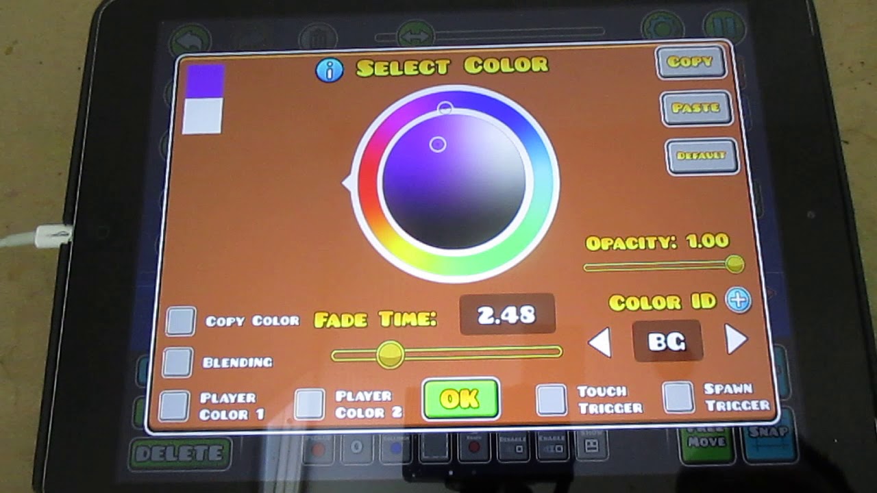 8 Steps to Change Background Color - In Geometry Dash - YouTube