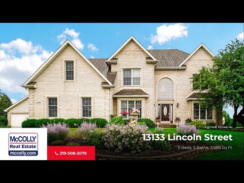 13133 Lincoln Street, Crown Point, IN home video tour