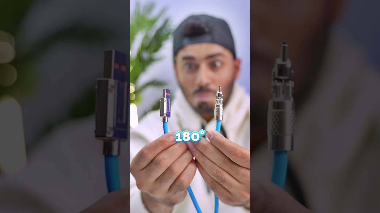 4 Unique Charging Cables Rs.100 Vs Rs.1000 #shorts #gadgets