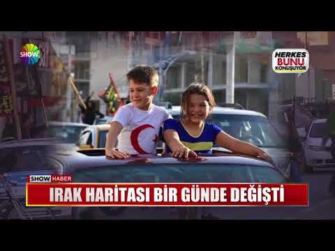 Irak Haritası bir günde değişti