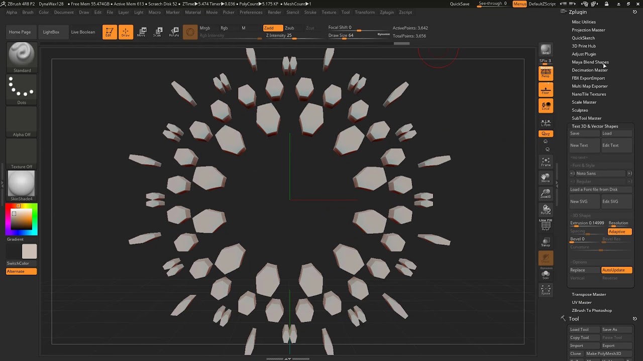 Illustrator Zbrush Patterns Youtube