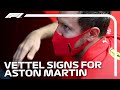 Sebastian Vettel Signs For Aston Martin